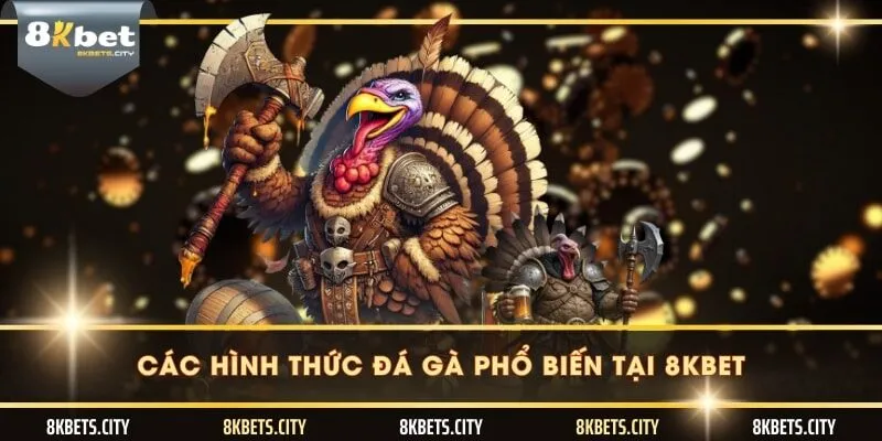 Các hình thức đá gà phổ biến tại 8KBET